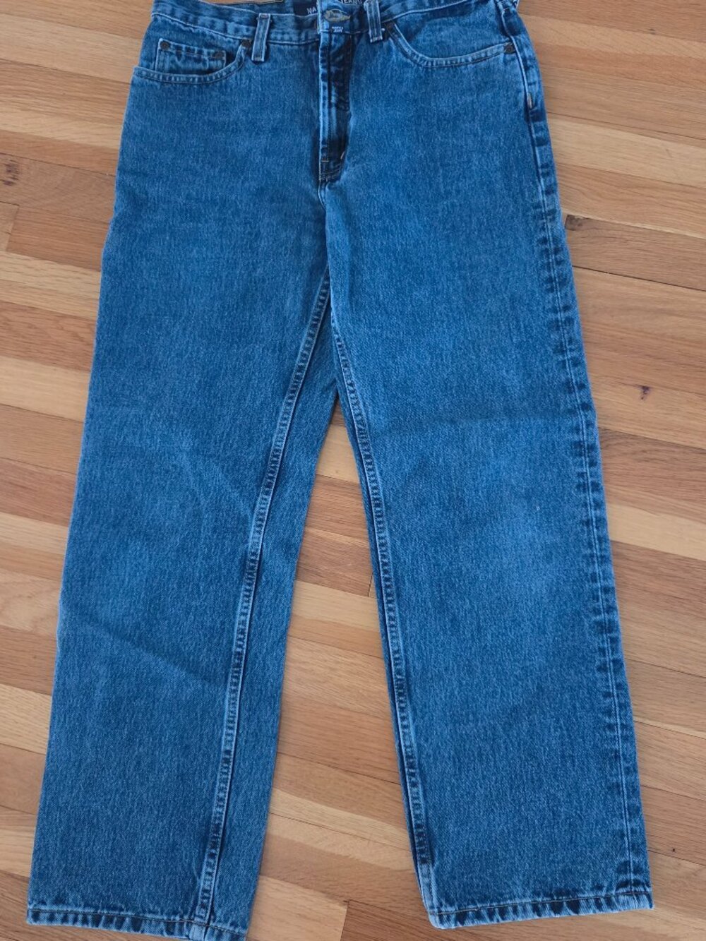 perfect straight leg Nautica blue jeans size 10 x 30